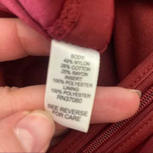 Cato Red Lace Midi Dress Size 8 - Picture 9 of 10